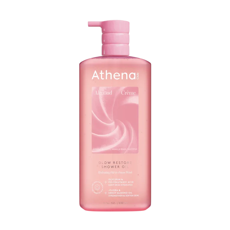 Glow Restore Shower Oil - Active Fresh Almond Crème