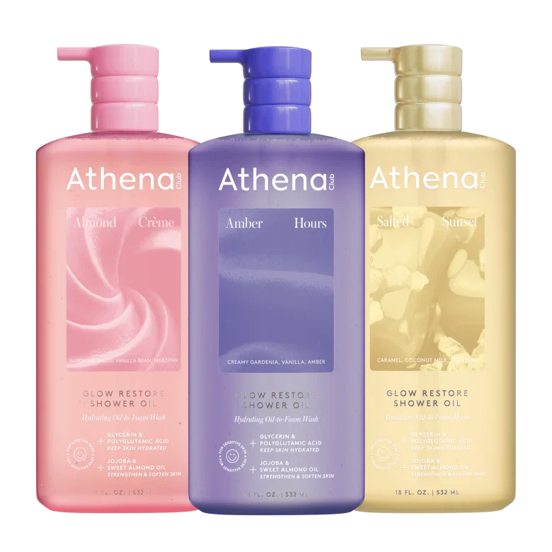 Glow Restore Shower Oil Trio - Essential Set